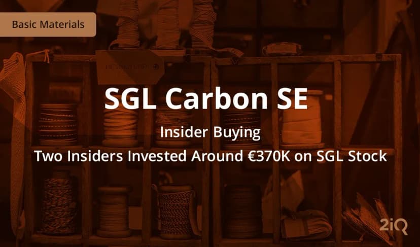 Top-level Insiders at SGL Carbon SE Are Buying Stock