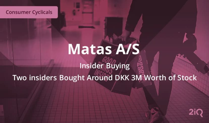 Insiders at Danish Beauty Company Matas A/S Are Buying Stock