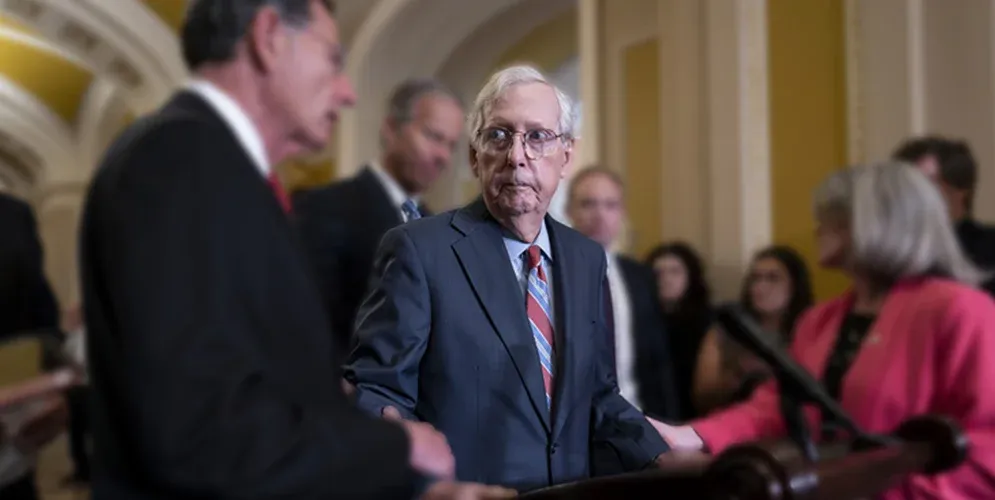 McConnell speaks against Rep. Hawley's bill to ban corporate donations