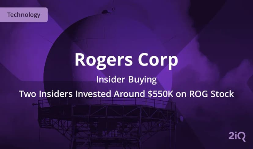 Insiders at Rogers Corp Just Bought $550K Worth of Stock