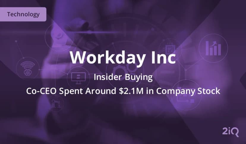 A top-level Insider at Workday Inc Just Bought $2 Mil Worth of Stock