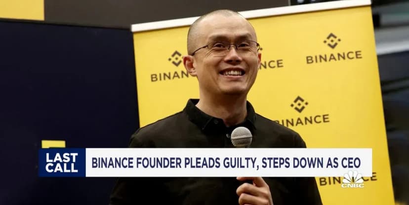 Crypto gets another blow as Binance founder CZ pleads guilty & steps down