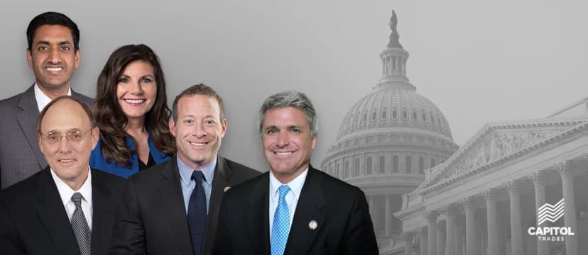 Who Are the Five Most Active Stock Market Traders in Congress?