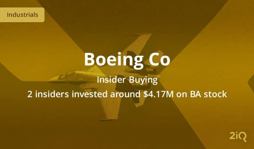 Insider Buying: Boeing CEO Buys $4 Million Worth of Stock.