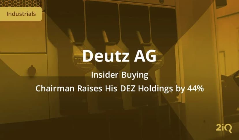 Insider Buying: Deutz CEO Buys Stock