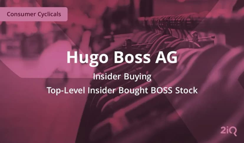 Insider Buying: Hugo Boss’ CEO Continues to Buy Stock