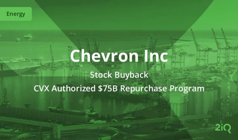 Chevron Kick-Starts 2023 With Another Buyback Program