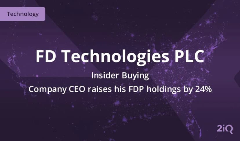 Insider buying: CEO of FD Technologies PLC buys 7,504 shares