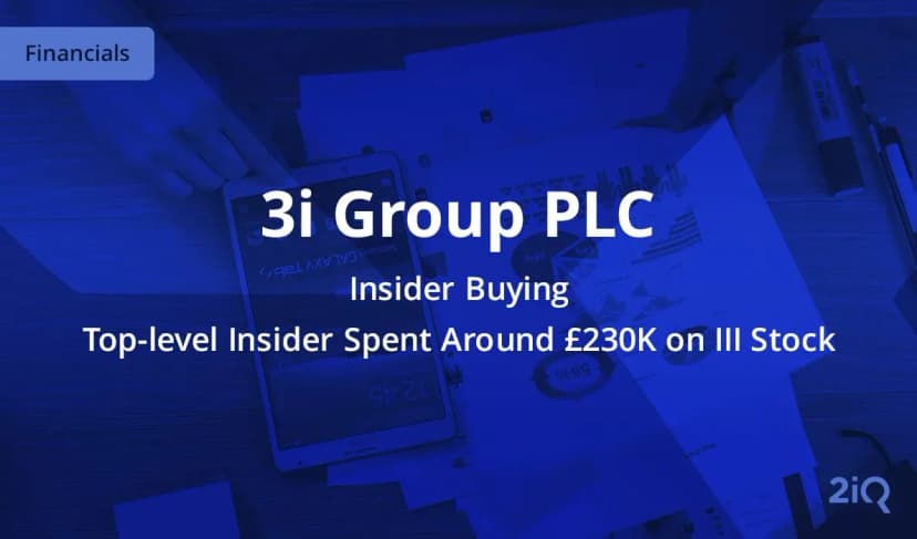 Insider Buying: 3i Group Chairman Buys Stock