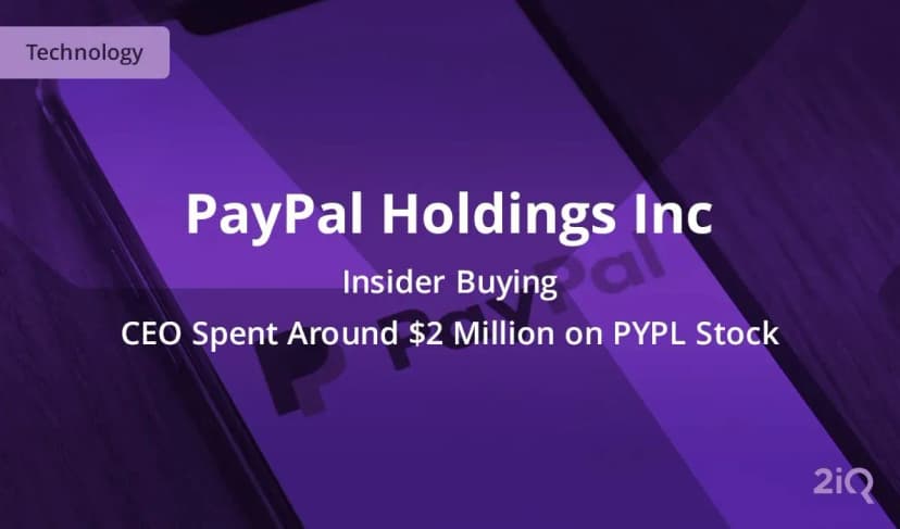 Insider Buying: PayPal’s CEO Just Bought $2 Million Worth of Stock