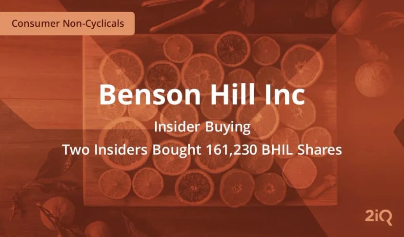 Top-level Insiders at Benson Hill Inc Buy Stock