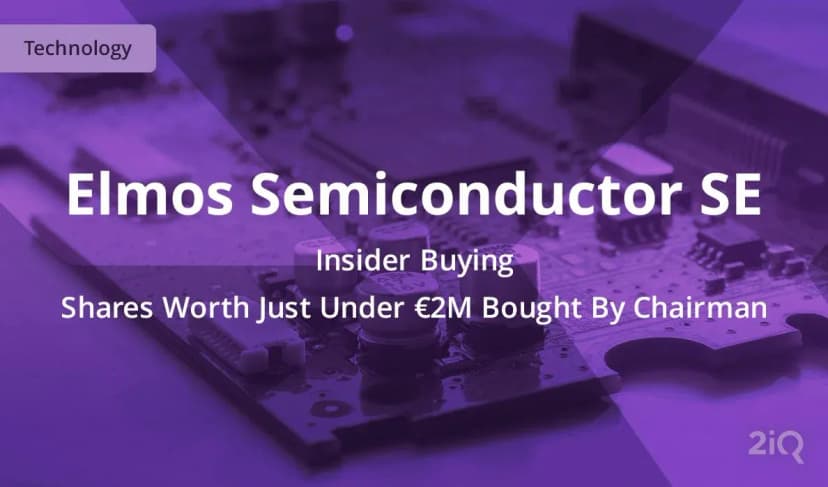 Top-level Insider at Elmos Semiconductor Buys €2 Million Worth of Stock