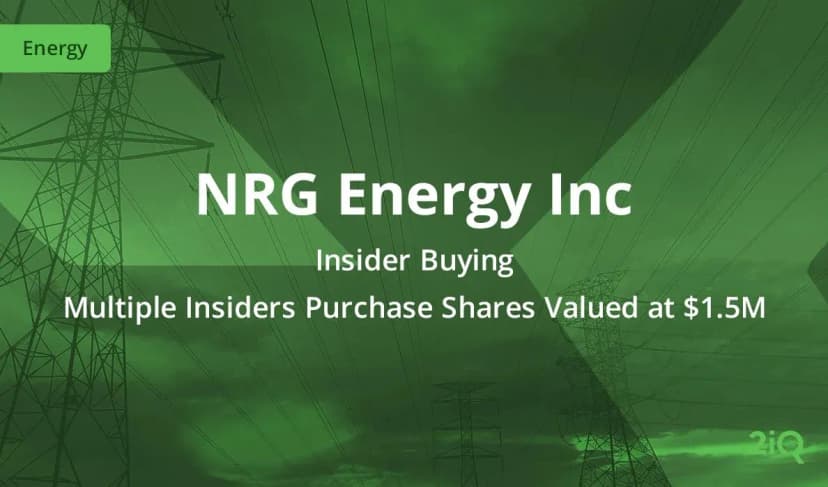 NRG Energy Insiders Buy Stock After Vivint Smart Home Deal Sends Share Price Lower