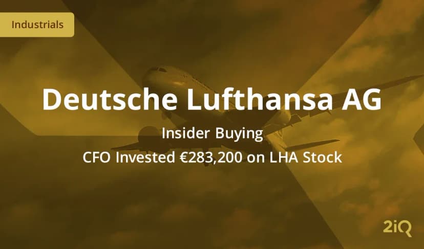 Insider Buying: Deutsche Lufthansa CFO Buys Stock