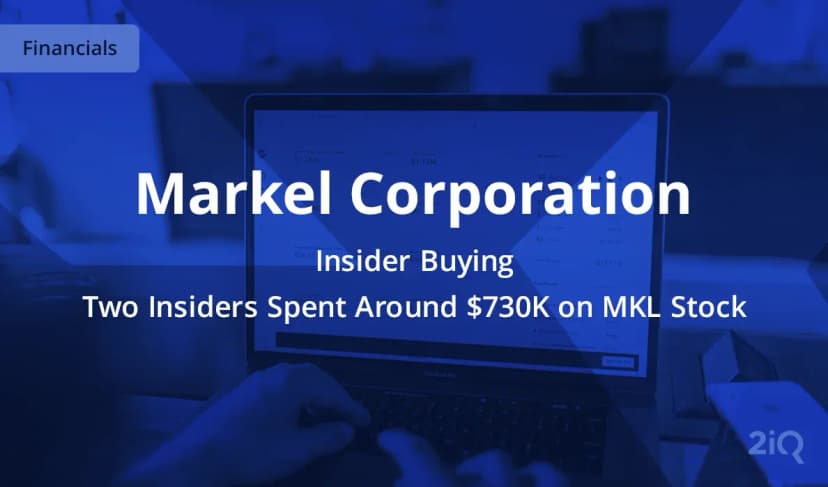 Two Insiders at Markel Corp Just Bought Stock