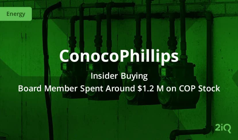 ConocoPhillips Insider Buys $1.2 Million Worth of Stock