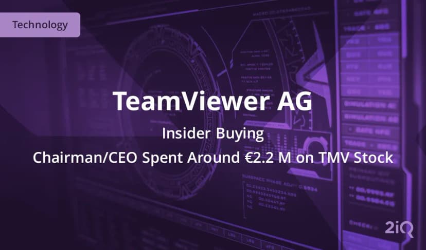 Insider Buying: TeamViewer’s CEO Makes a Large Stock Purchase