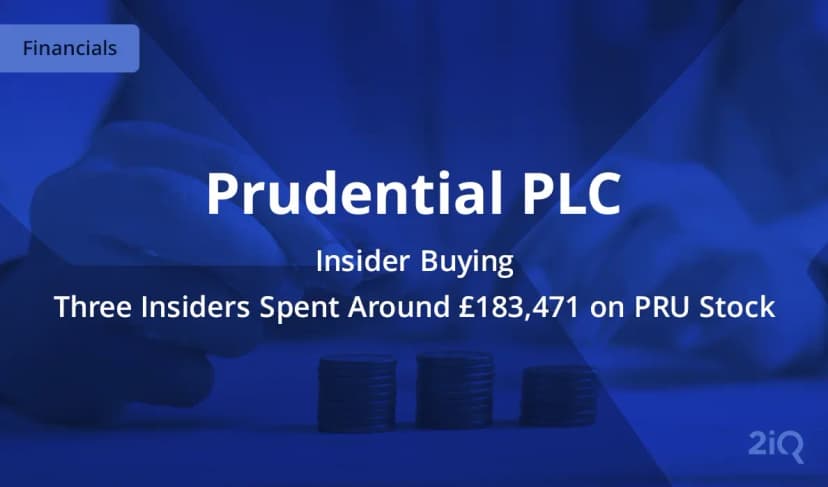 Insiders at Prudential PLC Buy Stock After Banking Crisis Sends Share Price Down