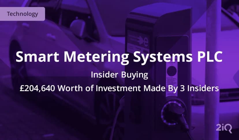 Smart Metering Systems PLC Sees Large Stock Purchase From CEO