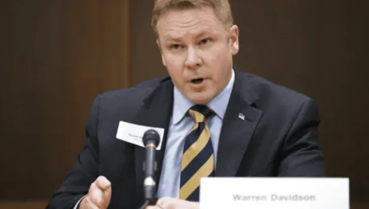 Rep. Warren Davidson Calls For Removing SEC Chair Gary Gensler