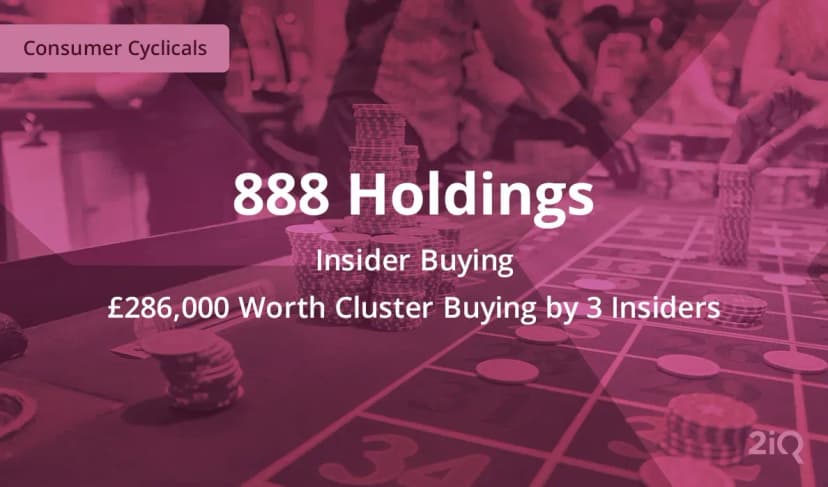 Cluster Buying: Multiple Insiders at 888 Holdings Just Bought Stock