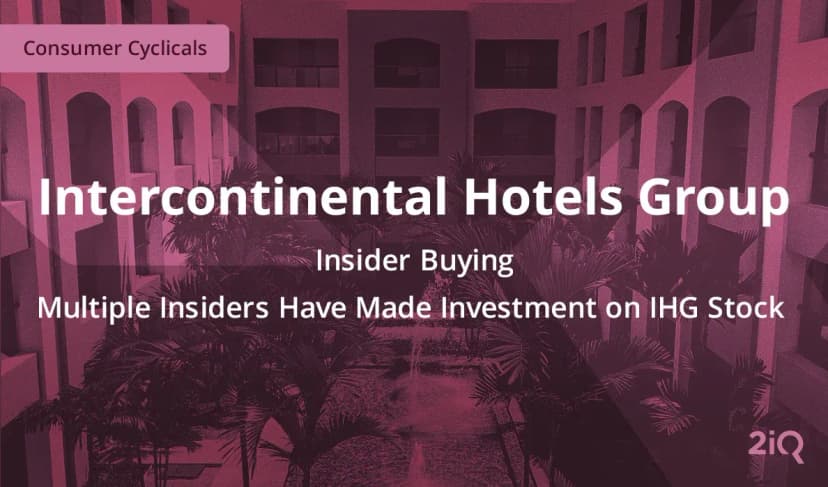 Intercontinental Hotels Group Sees Insider ‘Cluster Buying’ Pattern