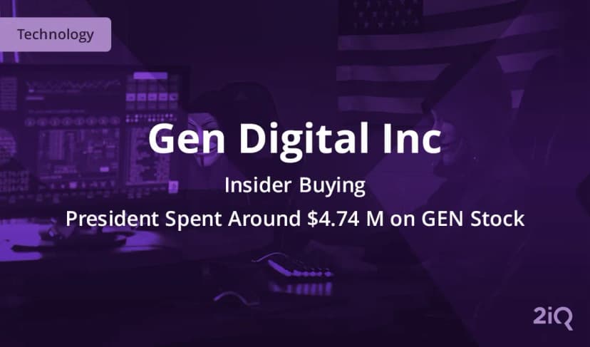 Gen Digital Sees $4.74 Mil Insider Purchase