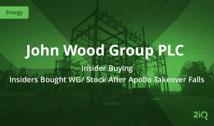 John Wood Group Sees Insider Buying After Apollo Takeover Falls Through