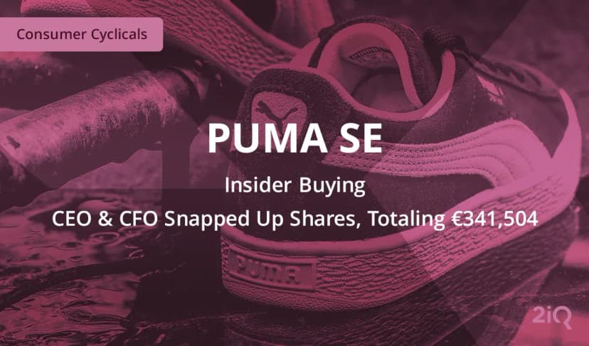 Top-level Insiders at PUMA Just Bought Stock