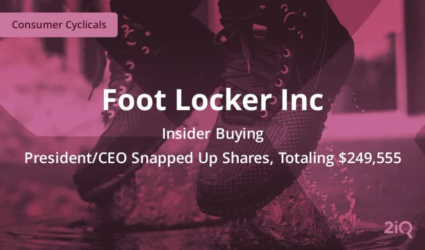 The CEO of Foot Locker Inc Just Bought Stock