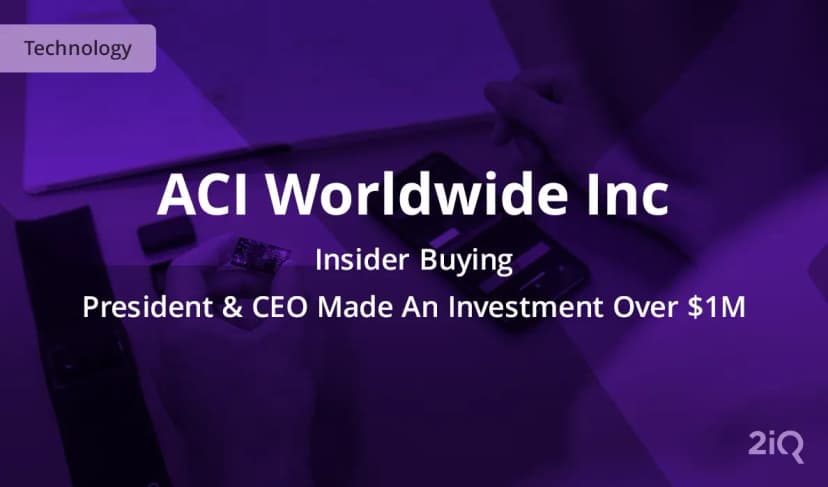 Payments Firm ACI Worldwide Sees Large Stock Purchase From CEO