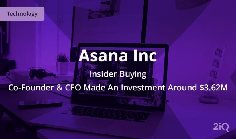 Asana’s CEO Dustin Moskovitz Just Bought Another $3.62 Mil Worth of Stock